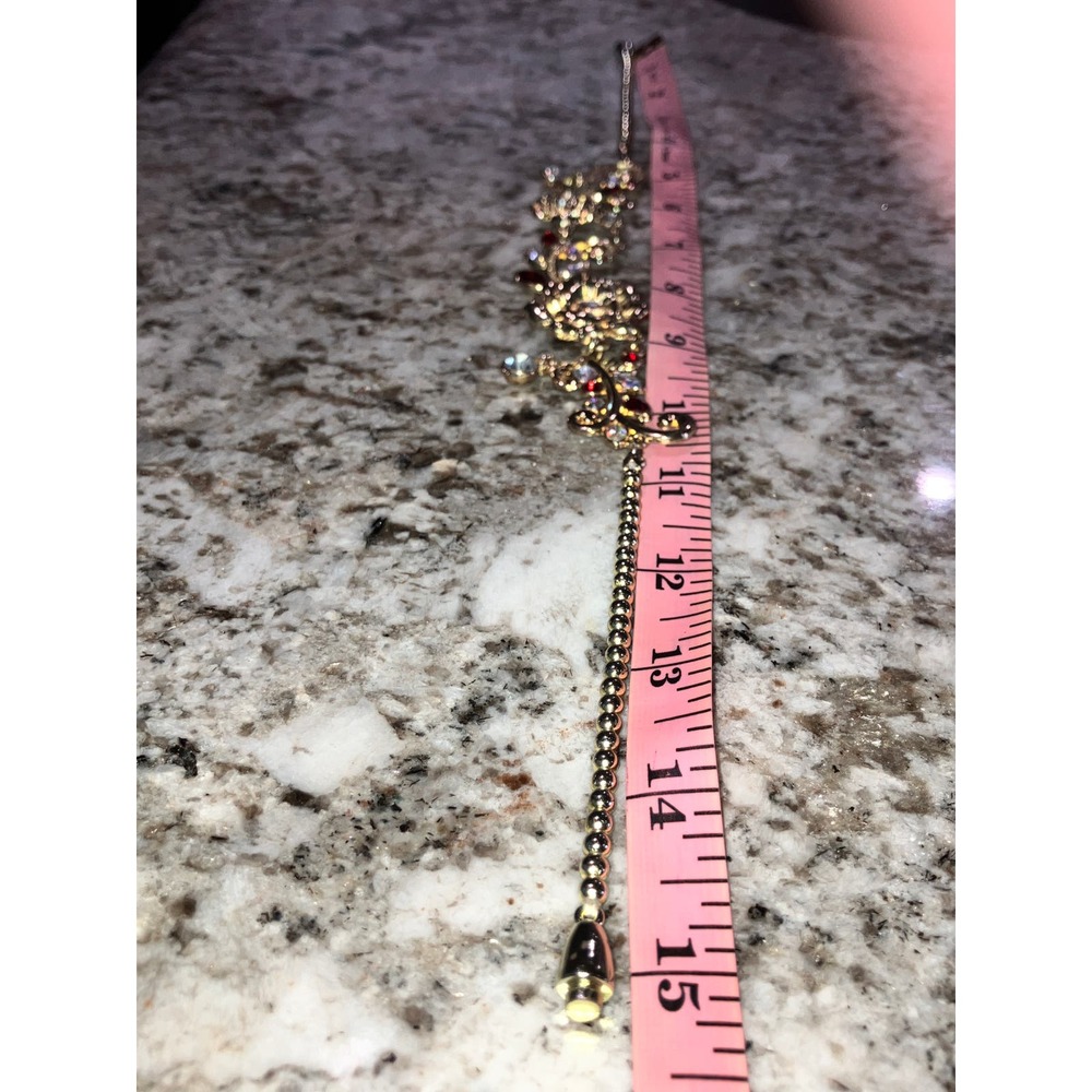 Disney Store London Beauty and the Beast Belle Rose Princess 15" Necklace! - Picture 11 of 11